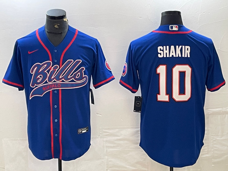 Men's Buffalo Bills Khalil Shakir #10 Royal Jersey Joint Edition